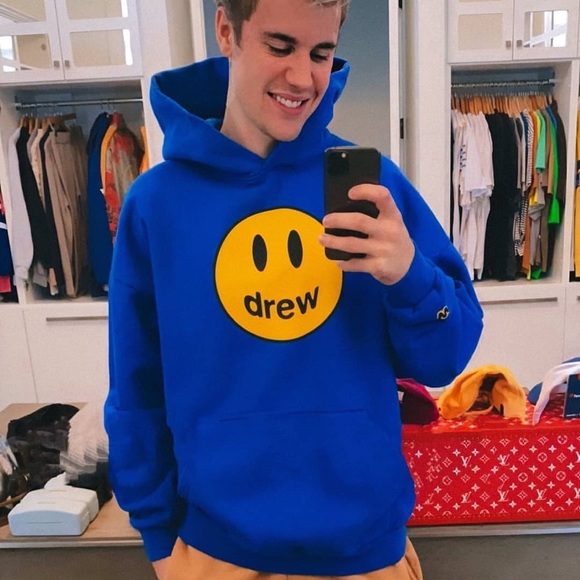 Drew house royal blue hoodie Clearance